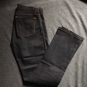 JBrand black straight leg jeans